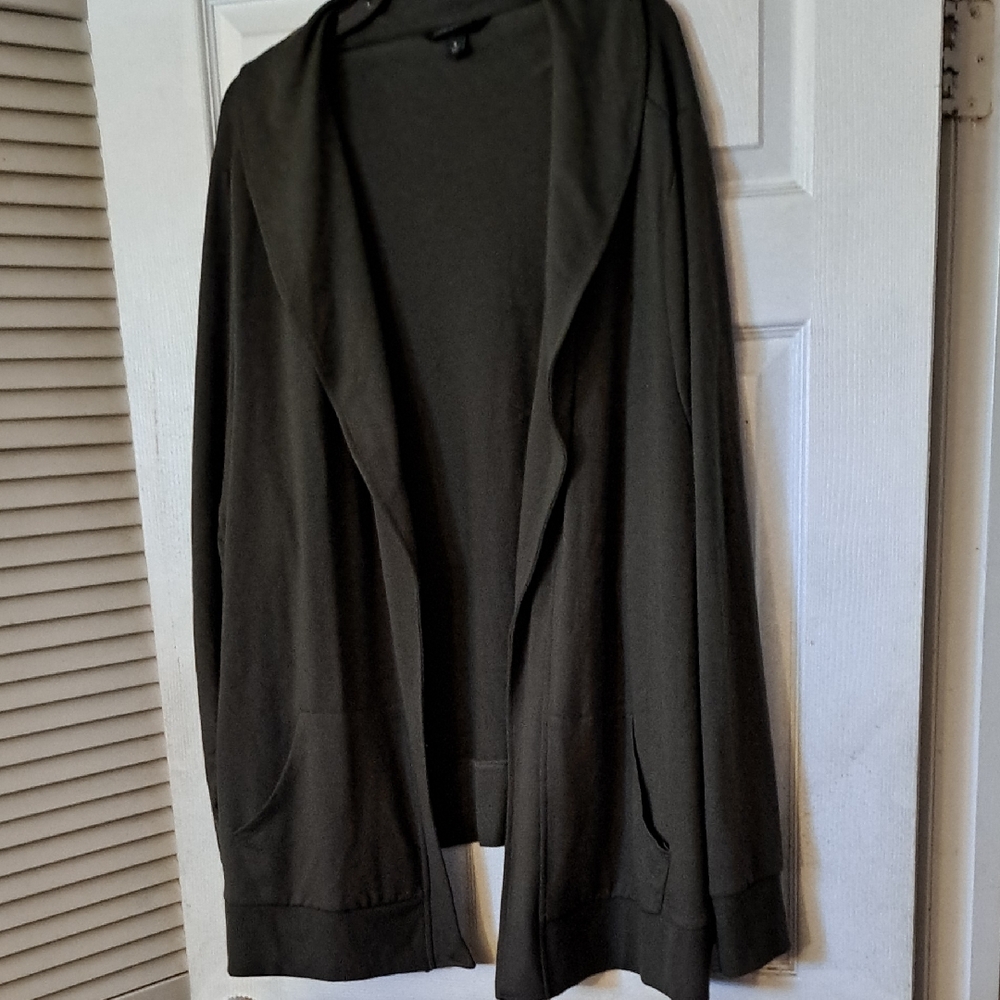 Torrid Black Open-Front Jacket